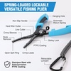 Mossy Oak Fishing Tools Kit- Fishing Plier, Fish Lip Gripper, Multifunctional Fishing Hook Remover with Lanyards Sheath, Saltwater Resistant Fishing Accessories & Equipment, Fishing Gifts for Men(3pc fishing tool kit)