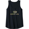 Mossy Oak Nature Camouflage Classic Outdoors Logo Tank Top(Black)