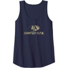 Mossy Oak Nature Camouflage Classic Outdoors Logo Tank Top(Navy Blue)