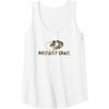 Mossy Oak Nature Camouflage Classic Outdoors Logo Tank Top(White)