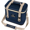 Yukon Outfitters Can Tech Cooler Bag, Durable TRU Welded Leakproof Insulated Outdoor Camping Boating Meal & Drink Lunchbox w/Airtight Zippers, Padded Carry Handle & Shoulder Strap(Navy/Tan)