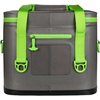 Yukon Outfitters Can Tech Cooler Bag, Durable TRU Welded Leakproof Insulated Outdoor Camping Boating Meal & Drink Lunchbox w/Airtight Zippers, Padded Carry Handle & Shoulder Strap(Charcoal/Green)