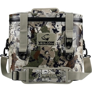 Yukon Outfitters Can Tech Cooler Bag, Durable TRU Welded Leakproof Insulated Outdoor Camping Boating Meal & Drink Lunchbox w/Airtight Zippers, Padded Carry Handle & Shoulder Strap(XK7)
