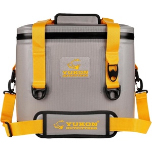Yukon Outfitters Can Tech Cooler Bag, Durable TRU Welded Leakproof Insulated Outdoor Camping Boating Meal & Drink Lunchbox w/Airtight Zippers, Padded Carry Handle & Shoulder Strap(Mountaineer)