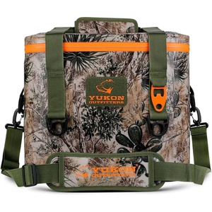 Yukon Outfitters Can Tech Cooler Bag, Durable TRU Welded Leakproof Insulated Outdoor Camping Boating Meal & Drink Lunchbox w/Airtight Zippers, Padded Carry Handle & Shoulder Strap(Game Guard)