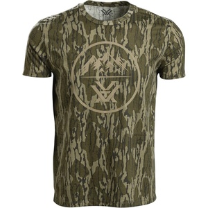 Vortex x Mossy Oak Men’s Three Peaks Short Sleeve T-Shirts(Mossy Oak Bottomland)
