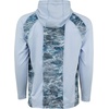 Mossy Oak Men’s Men’s Lightweight Sun Hoodie, Hooded Fishing Shirts(Illusion Blue)