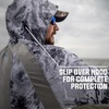 Mossy Oak Men’s Men’s Lightweight Sun Hoodie, Hooded Fishing Shirts(Lichen)