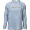 Mossy Oak Men’s Men’s Lightweight Sun Hoodie, Hooded Fishing Shirts(Illusion Blue21)