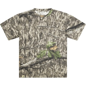 Mossy Oak Mens Camo Hunting Shirt Short Sleeve Cotton(Country Roots)