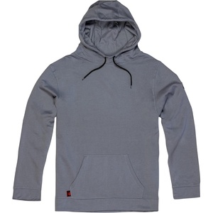 Mossy Oak Men’s Men’s Workout Hoodies Gym Pullover Plain Sweatshirt(Quicksilver)
