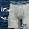 Mossy Oak Fishing Mens Boxer Briefs, Quick Dry & Anti Chafing Underwear(Marlin)