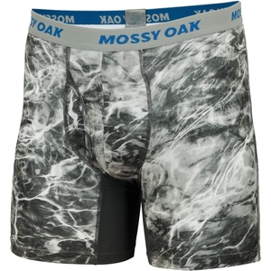 Mossy Oak Fishing Mens Boxer Briefs, Quick Dry & Anti Chafing Underwear(Manta)