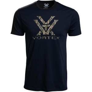 Vortex x Mossy Oak Men’s Core Logo Short Sleeve T-Shirts(Black)
