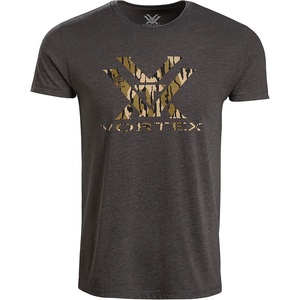Vortex x Mossy Oak Men’s Core Logo Short Sleeve T-Shirts(Charcoal Heather)