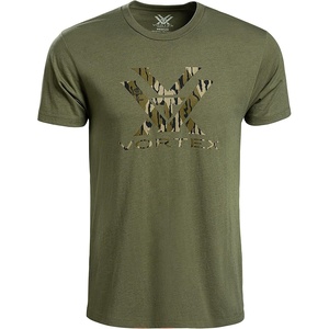 Vortex x Mossy Oak Men’s Core Logo Short Sleeve T-Shirts(Military Heather)