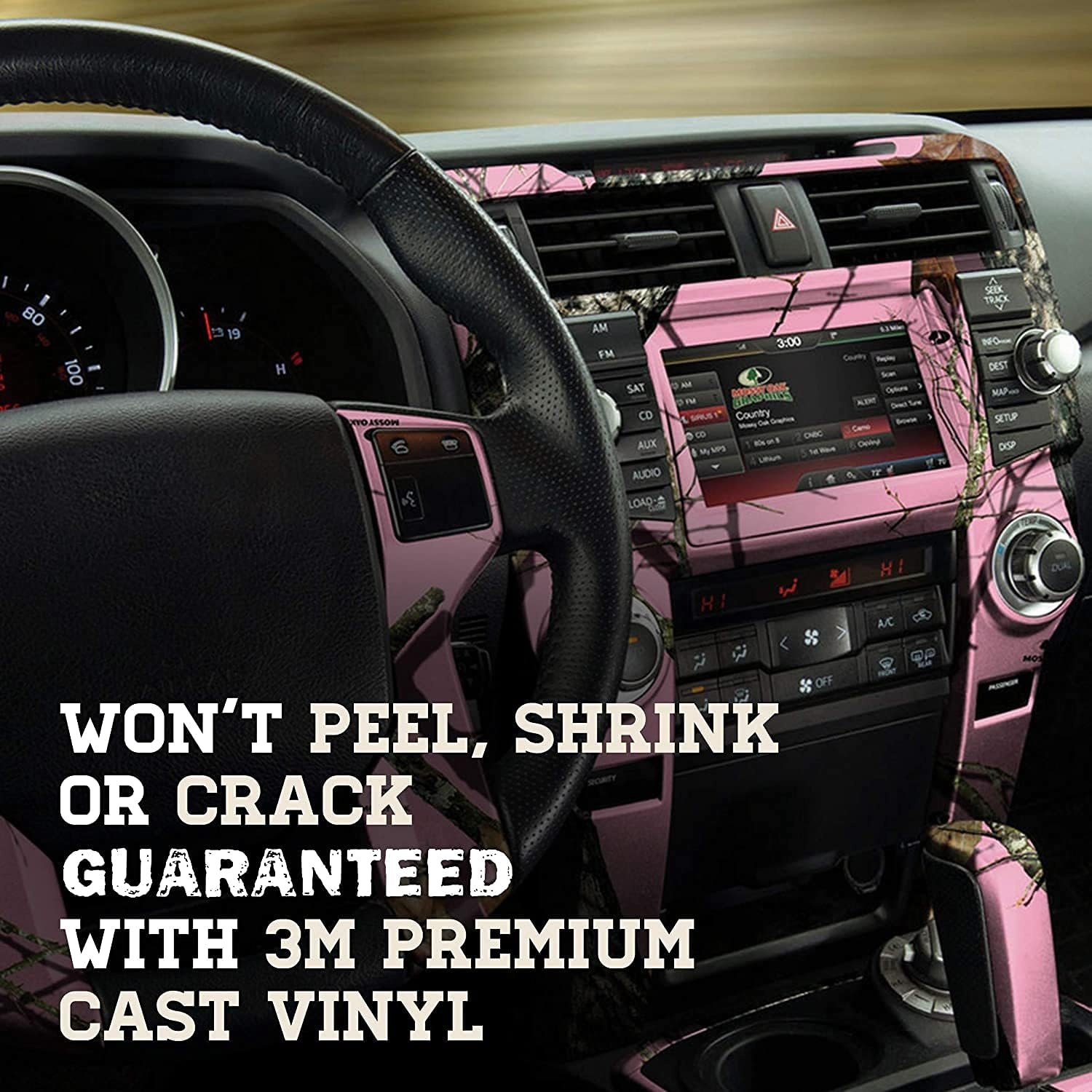 image:imageMossy Oak Country DNA Interior Auto Dash Kit Easy to Install NoFade Cast Vinyl HiDef Matte Finish 12 x 20