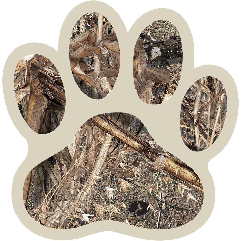 image:imageMossy Oak Graphics Animal Decal Easy to Install Nofade Cast Vinyl Hidef Matte Finish Paws Tracks Mallard PatternsCamo Dog Paw