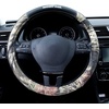 Mossy Oak Camo Steering Wheel Cover, Universal 15 inch – Made with Premium PVC Leather and Cotton Fabric – Official Licensed Product(Cotton Steering Wheel Cover)