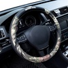 Mossy Oak Camo Steering Wheel Cover, Universal 15 inch – Made with Premium PVC Leather and Cotton Fabric – Official Licensed Product(Cotton Steering Wheel Cover)