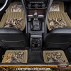 Mossy Oak Camo Trimmable Floor Mats – All Weather Protection – Trim to Fit for Car, SUV, Van, Trucks – Official Licensed Product (4 Pcs)(Beige)