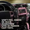 Mossy Oak Graphics Interior Auto Dash Kit, Easy to Install, No-fade, Cast Vinyl, Break-up Pink 14011-BUP