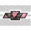 Mossy Oak Graphics Universal Break-Up Pink Auto Emblem Skin – Easy to Install Vinyl Wrap – Fits Any Auto Emblem on Trucks, Cars, or SUVs