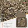 Mossy Oak Heavy Duty Deep Dish Rubber Floor Mats – Front and Rear Car Mats with Anti-Slip Backing, All Weather Protection – Trim to Fit for Car, SUV, Van, Trucks (Beige) – Official Licensed Product(Beige)