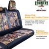 Mossy Oak Heavy Duty Premium Truck Seat Covers for Front Seats, Fits Full-Size Truck SUV, Padded Seat Cover with Bottom Wrap-around, Front & Rear Storage Pockets,Front Seat Protector, Waterproof, 2 pc(Truck Rear Cover Camo)