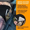 Mossy Oak Heavy Duty Premium Truck Seat Covers for Front Seats, Fits Full-Size Truck SUV, Padded Seat Cover with Bottom Wrap-around, Front & Rear Storage Pockets,Front Seat Protector, Waterproof, 2 pc(Towel Seat Cover 1pcs)