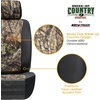 Mossy Oak Heavy Duty Premium Truck Seat Covers for Front Seats, Fits Full-Size Truck SUV, Padded Seat Cover with Bottom Wrap-around, Front & Rear Storage Pockets,Front Seat Protector, Waterproof, 2 pc(Truck Front Cover Camo)