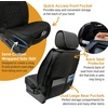 Mossy Oak Heavy Duty Premium Truck Seat Covers for Front Seats, Fits Full-Size Truck SUV, Padded Seat Cover with Bottom Wrap-around, Front & Rear Storage Pockets,Front Seat Protector, Waterproof, 2 pc(Truck Seat Cushion Black)