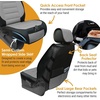 Mossy Oak Heavy Duty Premium Truck Seat Covers for Front Seats, Fits Full-Size Truck SUV, Padded Seat Cover with Bottom Wrap-around, Front & Rear Storage Pockets,Front Seat Protector, Waterproof, 2 pc(Truck Seat Cushion Grey)