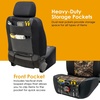 Mossy Oak Heavy Duty Premium Truck Seat Covers for Front Seats, Fits Full-Size Truck SUV, Padded Seat Cover with Bottom Wrap-around, Front & Rear Storage Pockets,Front Seat Protector, Waterproof, 2 pc(Truck Front Cover Camo)