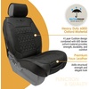 Mossy Oak Heavy Duty Premium Truck Seat Covers for Front Seats, Fits Full-Size Truck SUV, Padded Seat Cover with Bottom Wrap-around, Front & Rear Storage Pockets,Front Seat Protector, Waterproof, 2 pc(Truck Seat Cushion Black)