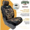 Mossy Oak Heavy Duty Premium Truck Seat Covers for Front Seats, Fits Full-Size Truck SUV, Padded Seat Cover with Bottom Wrap-around, Front & Rear Storage Pockets,Front Seat Protector, Waterproof, 2 pc(Truck Seat Cushion Camo)