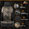 Mossy Oak Low Back Camo Full Size Bench Seat Covers, Universial Fit, Fit Most Rear Seats – Made with Premium Rip-Stop Oxford Fabric – Official Licensed Product(Oxford Camo Low Back Front)