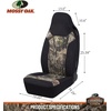 Mossy Oak Low Back Camo Full Size Bench Seat Covers, Universial Fit, Fit Most Rear Seats – Made with Premium Rip-Stop Oxford Fabric – Official Licensed Product(Cotton & Suede Camo High Back Front Truck)