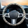 Mossy Oak Shadow Grass Blades Steering Wheel Cover Auto Steering Wheel Protector, Anti-Slip, Breathable, Absorbing Sweat, Universal Camo Car Accessories 14.5–15 inch,Fit for Most Car, Trucks, SUV(Shadow Grass Blades)
