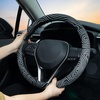 Mossy Oak Shadow Grass Blades Steering Wheel Cover Auto Steering Wheel Protector, Anti-Slip, Breathable, Absorbing Sweat, Universal Camo Car Accessories 14.5–15 inch,Fit for Most Car, Trucks, SUV(Topography)