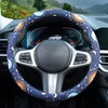 Mossy Oak Shadow Grass Blades Steering Wheel Cover Auto Steering Wheel Protector, Anti-Slip, Breathable, Absorbing Sweat, Universal Camo Car Accessories 14.5–15 inch,Fit for Most Car, Trucks, SUV(Astrology Sun Moon)