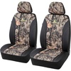 Mossy Oak Front Camo Seat Covers Low Back – Made with Premium Rip-Stop Oxford Fabric, Airbag Compatible, Universial Fit Most Bucket Seats – Official Licensed Product(PVC & Canvas Low Back Front Seat Covers)