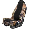 Mossy Oak Heavy Duty Premium Truck Seat Covers for Front Seats, Fits Full-Size Truck SUV, Padded Seat Cover with Bottom Wrap-around, Front & Rear Storage Pockets,Front Seat Protector, Waterproof, 2 pc(Towel Seat Cover 1pcs)