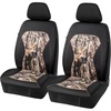 Mossy Oak Low Back Camo Full Size Bench Seat Covers, Universial Fit, Fit Most Rear Seats – Made with Premium Rip-Stop Oxford Fabric – Official Licensed Product(Neoprene Camo Low Back Front)