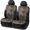 Mossy Oak Low Back Camo Full Size Bench Seat Covers, Universial Fit, Fit Most Rear Seats – Made with Premium Rip-Stop Oxford Fabric – Official Licensed Product(Oxford Camo Low Back Front)