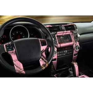 Mossy Oak Graphics Interior Auto Dash Kit, Easy to Install, No-fade, Cast Vinyl, Break-up Pink 14011-BUP