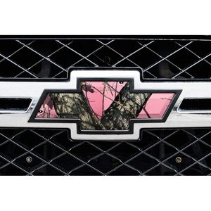 Mossy Oak Graphics Universal Break-Up Pink Auto Emblem Skin – Easy to Install Vinyl Wrap – Fits Any Auto Emblem on Trucks, Cars, or SUVs