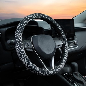 Mossy Oak Shadow Grass Blades Steering Wheel Cover Auto Steering Wheel Protector, Anti-Slip, Breathable, Absorbing Sweat, Universal Camo Car Accessories 14.5–15 inch,Fit for Most Car, Trucks, SUV(Topography)