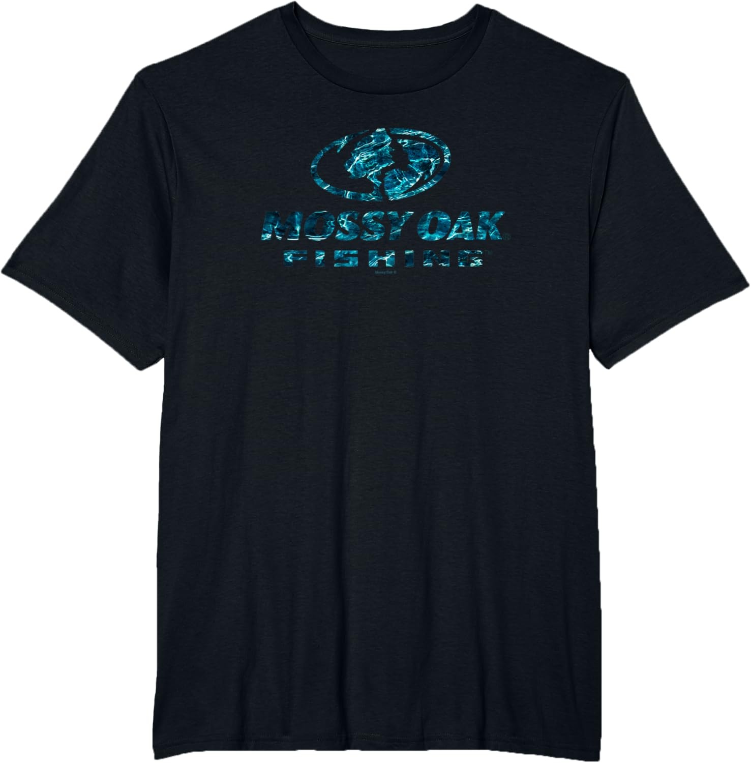 image:imageMossy Oak Fishing Open Water Classic Blue Logo V2 TShirtBlack
