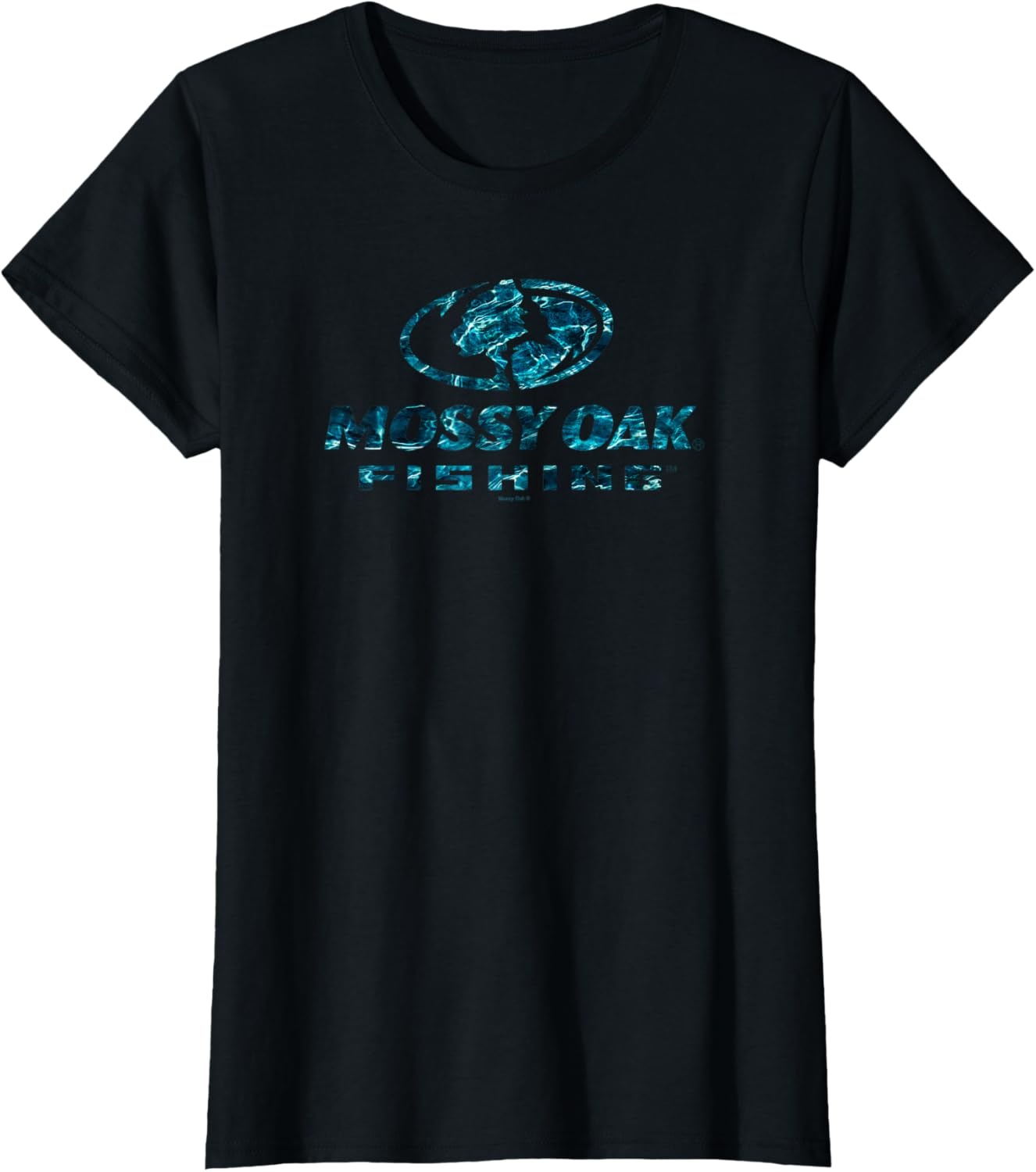 image:imageMossy Oak Fishing Open Water Classic Blue Logo V2 TShirtBlack